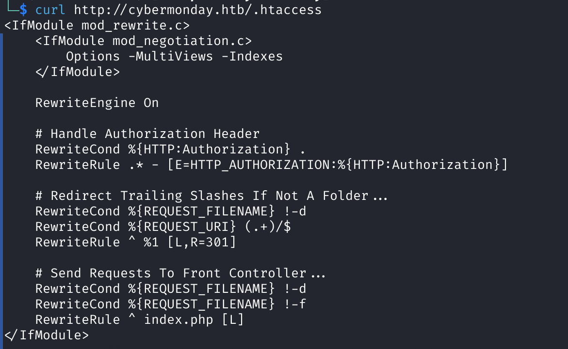 Содержимое файла .htaccess