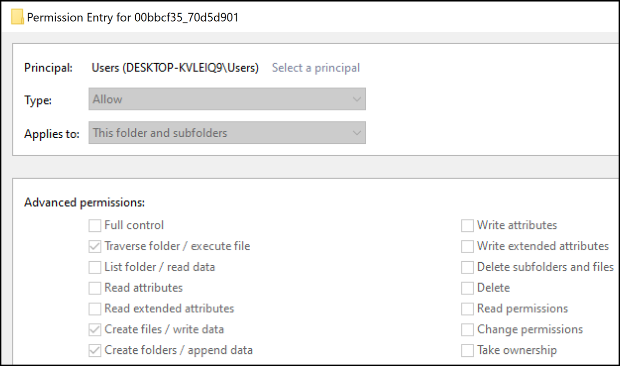 Users Permissions 