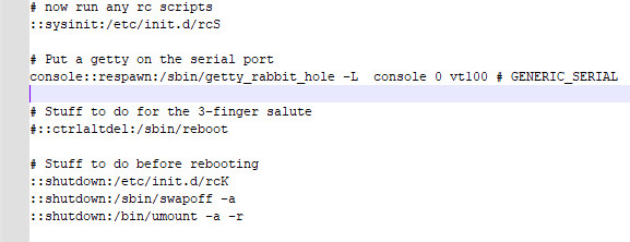 Inittab