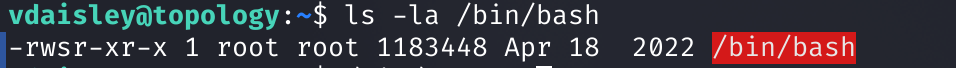 Разрешения файла /bin/bash